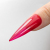 Colorful top coat without washing Crystal Glass MollyNails Raspberry HEMA/Di-HEMA Free 10g