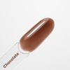 Farbenfrohes Topcoat ohne Abwischen – „Crystal Glass“ von MollyNails, Chocolate, HEMA/Di-HEMA-frei, 10 g