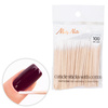 Cotons-tiges en bois MollyNails, 7 cm, 100 pièces