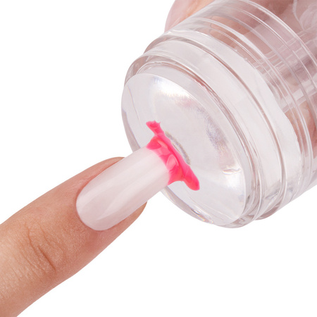 Silikonstempel für mollynails.liveättchen mit einstellbarer Mustergröße und Abstreifer