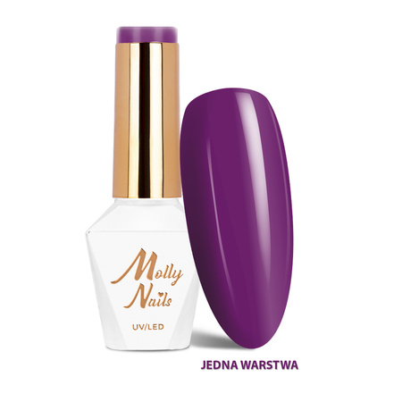 MollyNails Cocktails & Drinks Blackcurrant Impres HEMA/Di-HEMA Free Hybrid Nail Polish 8g No. 18