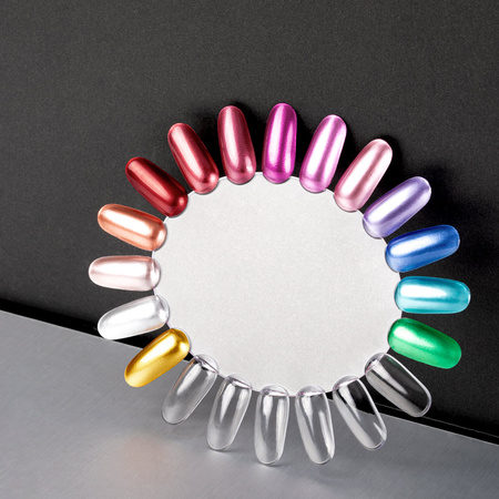MollyLac Classic Nail Polish, Mirror Effect (Mirror/Metallic), No. 12, 10 ml