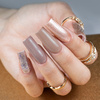 Lakier hybrydowy MollyNails Flashing Lights Bitter Brown HEMA/Di-HEMA Free 8g Nr 564