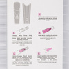 Doppie forme a sandwich per la ricostruzione delle unghie - Forme a sandwich ovali W557 MollyNails, 240 pezzi