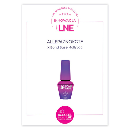 Grundierung zur Verbesserung der Haftung bei Maniküre und Pediküre X-Bond Base von MollyNails, HEMA/Di-HEMA-frei, klar, 10 Gramm