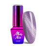 Vernis hybride MollyNails Cat Eye Womanity Miss Violet 8 g n° 442