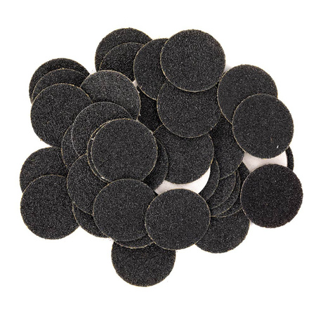 Discos abrasivos de recambio de grano 80 para PodoDisk, tamaño L, 25 mm, 50 unidades
