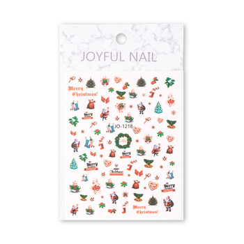 Autocollants de Noël pour les ongles JO-1218