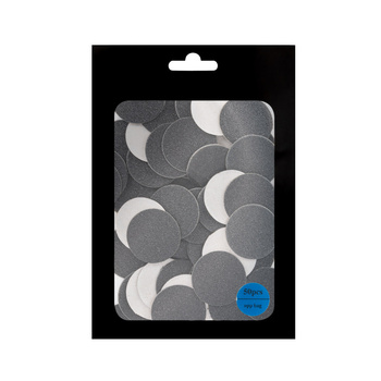 Abrasive caps, replaceable discs, 240 grit, for PodoDisk, size S, 15 mm, 50 pcs.