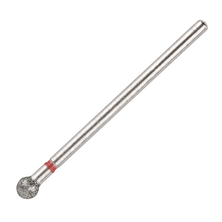 Diamantbohrerset, Kugelbohrer 4 mm, rot, fein, 10 Stück