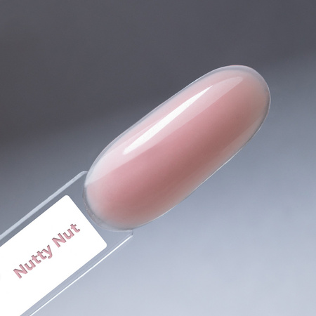 Base de caucho LED/UV con fibras MollyNails Rubber Fiber Base Nutty Nut 10 g