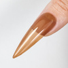 Top coloré sans essuyage Crystal Glass MollyNails Golden Brown, sans HEMA/Di-HEMA, 10 g