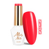 Lakier hybrydowy MollyNails Neons Neon Red HEMA/Di-HEMA Free 8g Nr 77