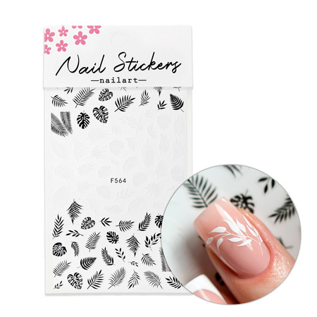 Dünne selbstklebende Nagelsticker in Blattform F564