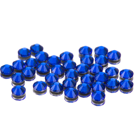 Strass de cristal para uñas SS10 Saphire, aprox. 50 unidades.