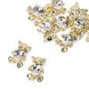 MollyNails 3D teddy bear nail decorations No. 2, 10 pcs