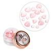 Adornos para uñas en forma de corazón 3D MollyNails n.º 3, 40 unidades