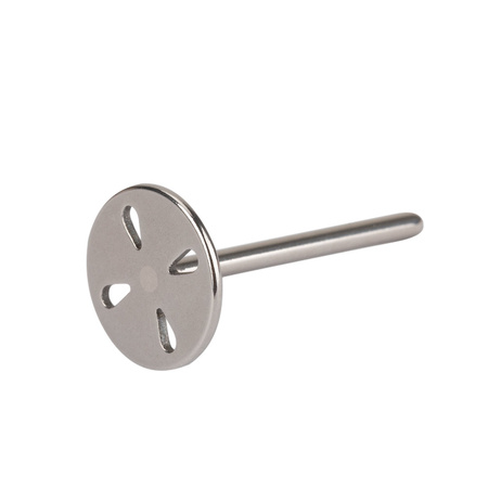 Pododisk pedicure disc set: disc mandrel + interchangeable discs, S 15 mm