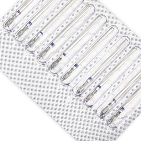 GD0204D M blue medium diamond tear cutter set, 10 pcs