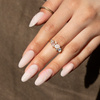MollyNails French Manicure Delicate Brown HEMA/Di-HEMA Free Hybrid Nail Polish 8g No. 132