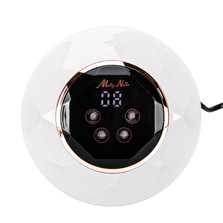 MollyNails 68W Nail Drill for Manicures and Pedicures, White, M23, 50,000 RPM