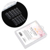Plantillas superiores de doble túnel de longitud XL para la extensión de uñas MollyNails, forma cuadrada, YQ-4, 120 unidades