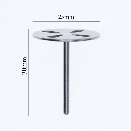 Disco per pedicure Pododisk: set composto da albero, disco e 50 dischi intercambiabili da 25 mm