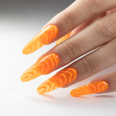 Top coloré sans essuyage Crystal Glass MollyNails Orange HEMA/Di-HEMA Free 10 g