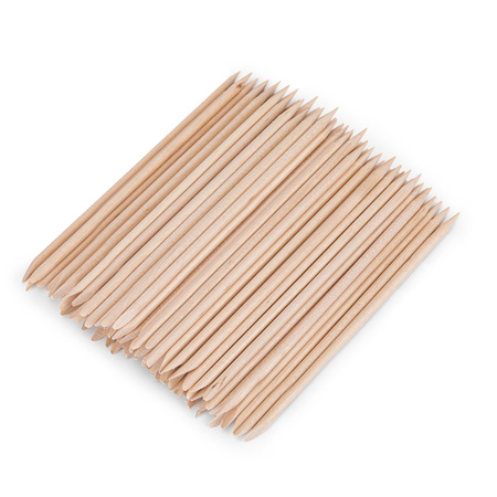 Bastoncini di legno d'arancio MollyNails, 100 pezzi, lunghezza 11 cm