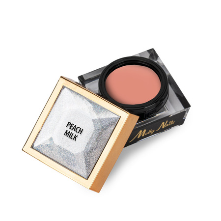 Creative Flow Color Gel – kreatives NailArt-Gel für den Effekt von verlaufenden, weichen Mustern MollyNails Peach Milk HEMA/Di-HEMA-frei 5 g