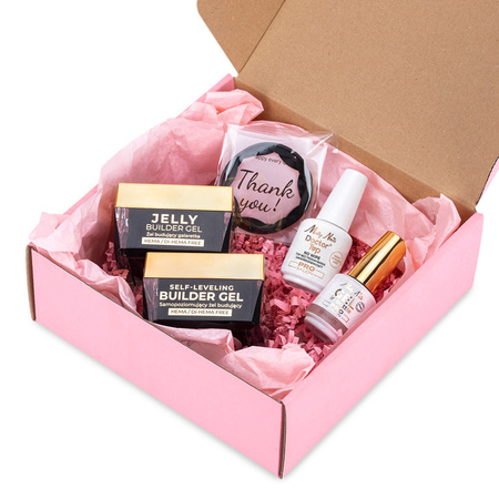 MollyNails PRO MATCH SYSTEM 3+1 Biscotti: 3 Aufbau-Gele + Doctor Top 15 g
