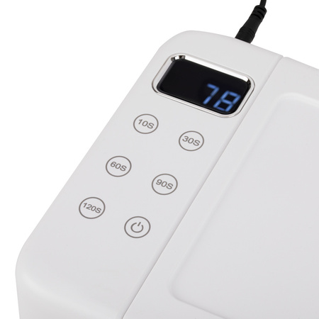 Lampe à ongles avec support UV/LED 168 W No Name pour vernis hybrides, gels et acrylogels, blanche Z22