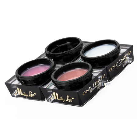 Gel de construction thixotrope MollyLac One Drop Tixology Ice Glass 50 g