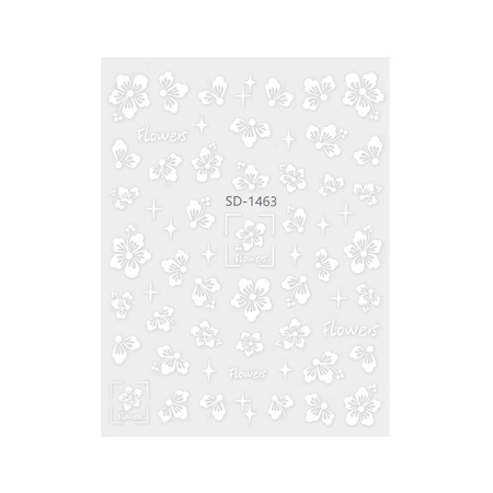 Adesivi per unghie 5D autoadesivi a forma di fiori SD-1463 MollyNails