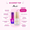 TOP WIPE 3D Expert Pro Salon MollyLac: capa superior transparente para lavado, 15 g