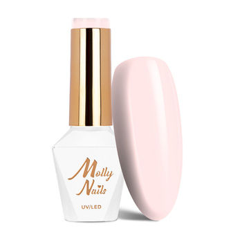Lakier hybrydowy LED/UV Gel Polish Elle Nr 422 Madame French MollyNails HEMA/Di-HEMA Free 8g
