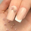 Adornos para uñas: florecitas 3D de Molly Nails K1118, 10 unidades