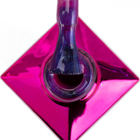 Esmalte híbrido MollyLac Bling it on! Purple Chic 10 g, n.º 504