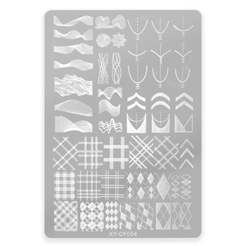 Plate with patterns for XY-CF004 stamps