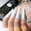 Акрилогель Polygel — гель для нарощування нігтів AcrylGel MollyNails, без HEMA/Di-HEMA, Pure White, 30 мл
