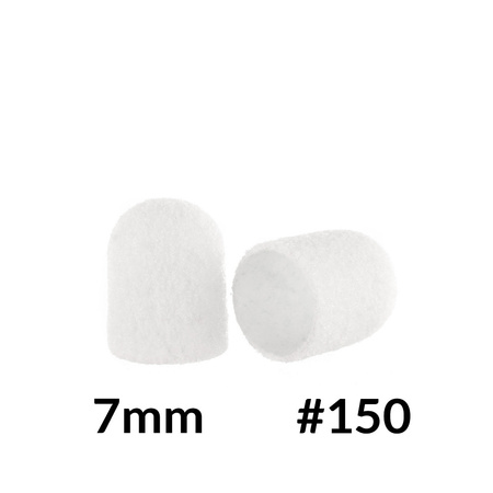Накладки для педикюру 7 мм, щільність 150, 10 шт., Fabric Podo AlleMed, білий