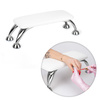 Supporto per manicure con piedini argentati MollyNails, bianco