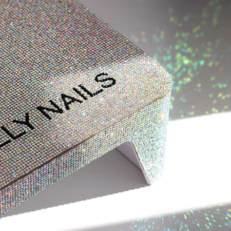 MollyNails 36-W-UV/LED-Nagellampe für Hybridlacke, Gele und Acrylgele, kabellos, mit Strasssteinen, Modell V9BAT