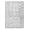 Plate with patterns for stamps XY-CF003