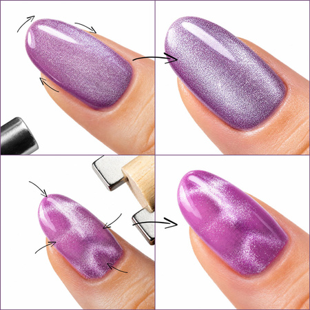 Imán magnetizador para «ojo de gato» (cat eye) 3 en 1 de MollyNails, color marrón