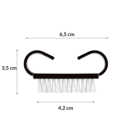 Maniküre- und Staubpinsel, klein, schwarz, 10 Stück