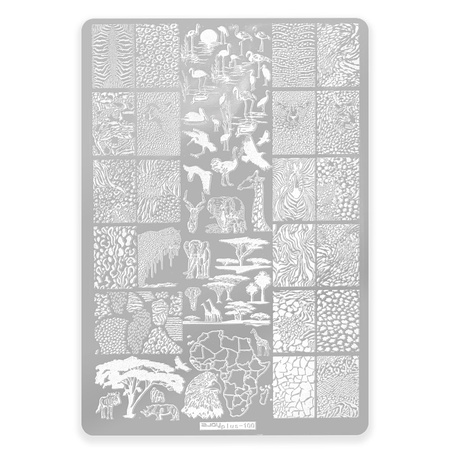 Placa con motivos para sellos «plus-100»