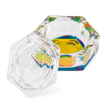 Petit pot en verre avec couvercle pour e-liquide, nettoyant pour henné n° 2