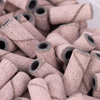Manicure and pedicure caps, mandrels, abrasive caps, mini cylinder 3mm, 240 grit, pink, 50 pcs.