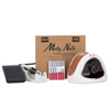 Frezarka do paznokci 68W MollyNails do manicure pedicure biało-złota M15 45 000 obrotów